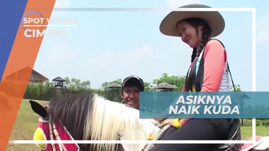 Mencoba Menunggang Kuda di Wisata Kuda Paku Haji Cimahi