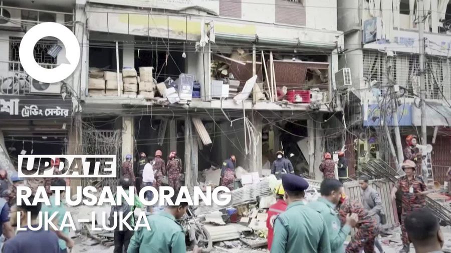 15 Orang Tewas Akibat Ledakan Gedung di Bangladesh