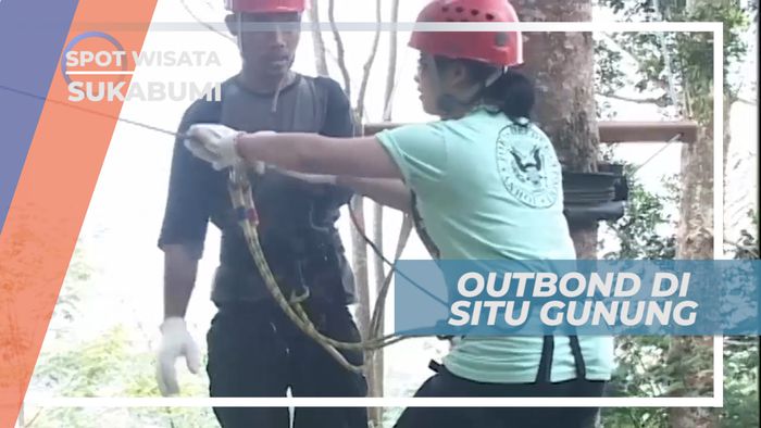 Serunya Pacu Adrenalin Bermain Outbond di Situ Gunung, Sukabumi