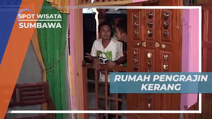 Berkunjung ke Rumah Pengrajin Kerang, Sumbawa