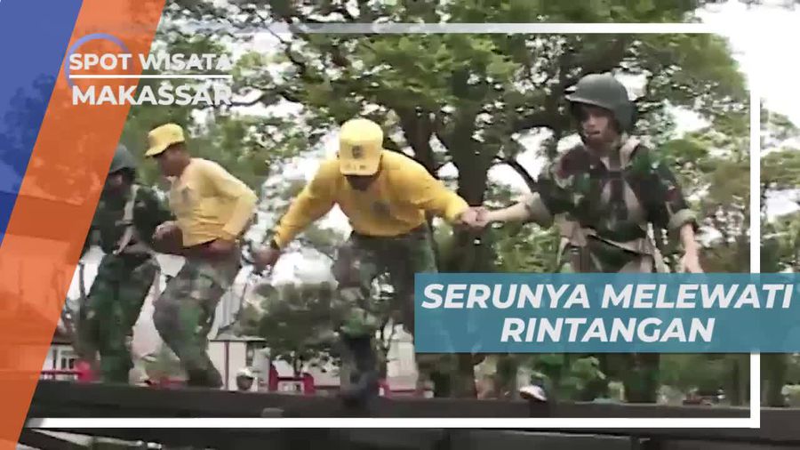 Mencoba Melewati Rintangan ala Militer, Makassar
