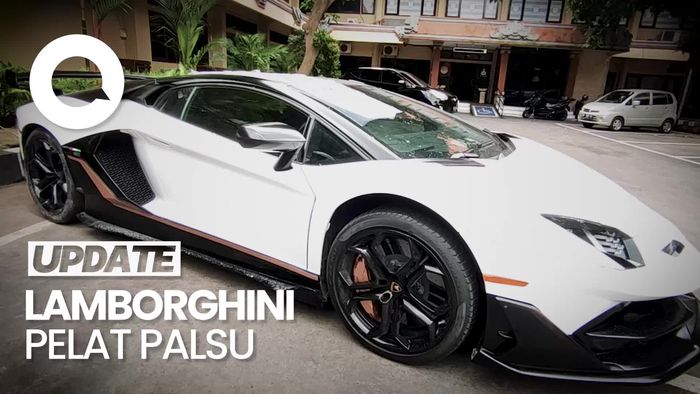 Penampakan Lamborghini Bernopol DOMOGATSKY yang Viral di Bali
