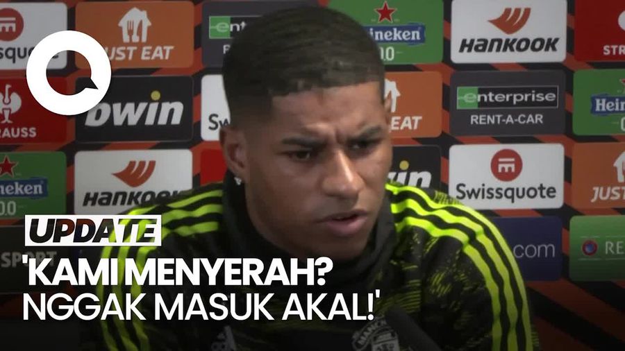Ekspresi Rashford Saat MU Dituding Menyerah di Anfield