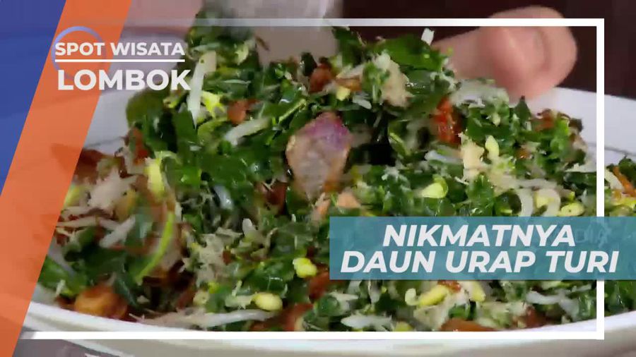 Menikmati Kelezatan Urap Daun Turi, Lombok