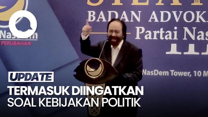 Surya Paloh Minta Diingatkan Jika Pemilihan Capres Kurang Pas
