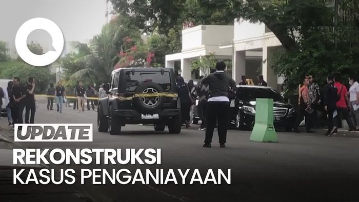 Rekonstruksi Dandy Aniaya David Digelar, Mobil Rubicon Dihadirkan