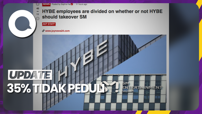 Hasil Polling Karyawan HYBE soal Akuisisi SM Entertainment