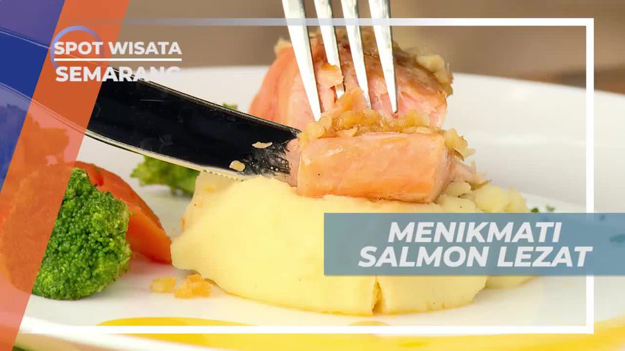 Salmon With Lemon Cream Sauce, Kuliner Lezat di Kota Semarang