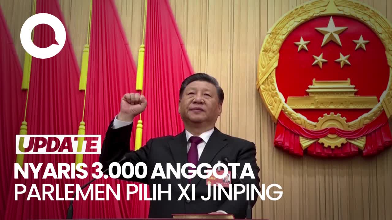 Momen Pengambilan Sumpah Xi Jinping Jadi Presiden China 3 Periode