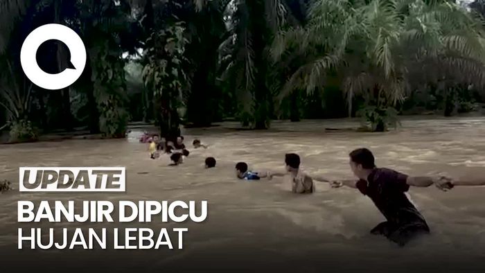 Dharmasraya Sumbar Banjir Parah, Fasum hingga Sekolah Terendam!