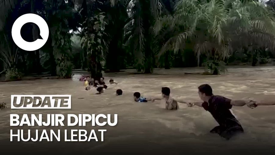 Dharmasraya Sumbar Banjir Parah, Fasum hingga Sekolah Terendam!
