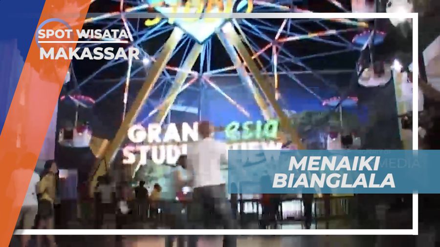 Senangnya Menikmati Suasana Trans Studio Dengan Naik Bianglala, Makassar