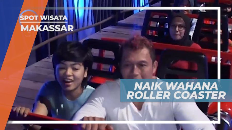 Serunya Naik Wahana Roller Coaster yang Menguras Adrenalin, Makassar