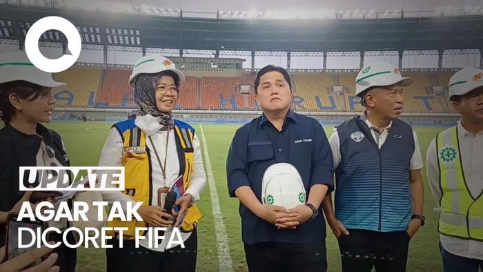 Erick Thohir Tinjau Kesiapan Si Jalak Harupat Jelang Piala Dunia U-20