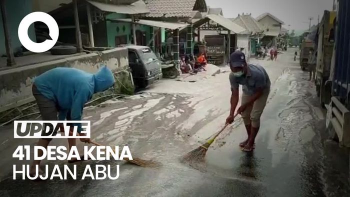 11 Kecamatan di Magelang Memutih Dampak Erupsi Merapi