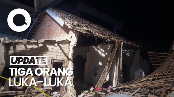 Rumah Warga Malang Hancur Akibat Ledakan, 1 Orang Tewas