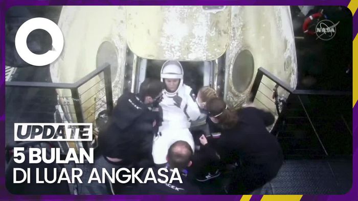 Detik-detik Astronaut SpaceX NASA Crew-5 Mendarat di Bumi