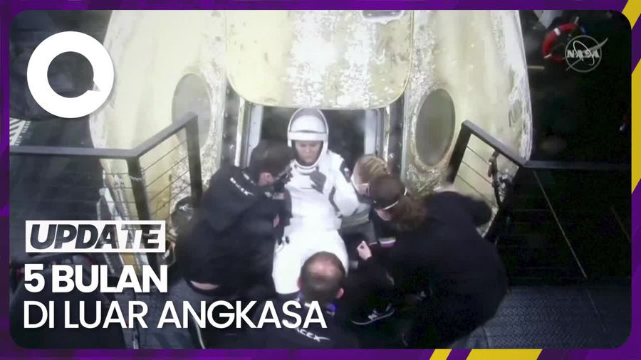 Detik-detik Astronaut SpaceX NASA Crew-5 Mendarat di Bumi