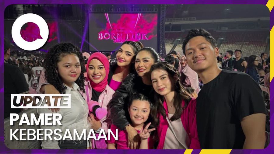 Akur! Ashanty dan Krisdayanti Nonton Konser BLACKPINK Bareng Anak-anak