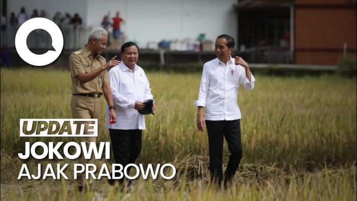 Respons Jokowi soal Mesra Bareng Prabowo-Ganjar di Kebumen