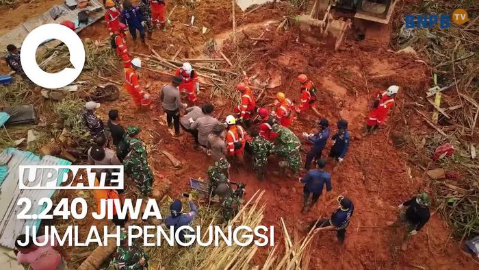 Korban Longsor Natuna Bertambah Jadi 46 Orang, 9 Masih Hilang