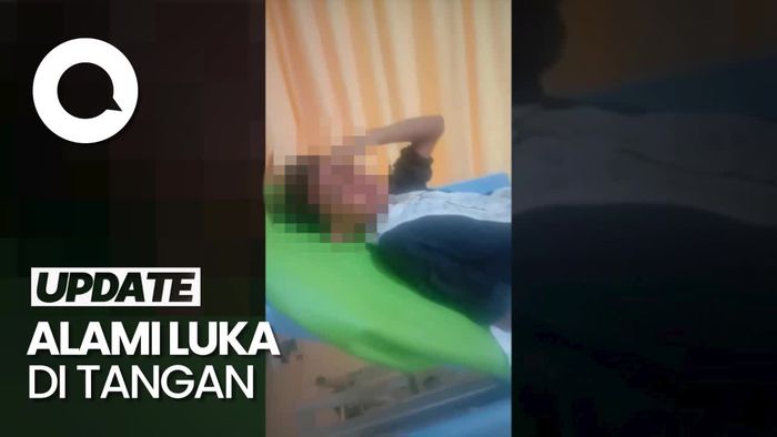 Rintihan Anak SD yang Dibacok Teman Saat Main Bola