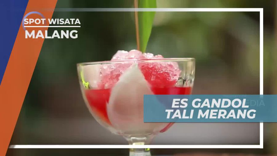 Mencicipi Kesegaran Es Gandol Tali Merang, Kota Malang