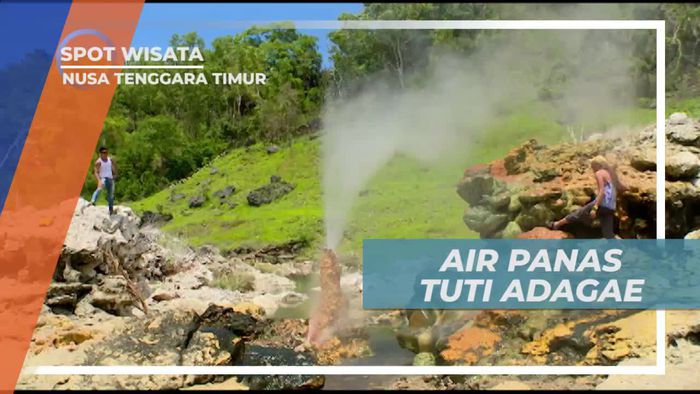 Air Panas Tuti Adagae, Terpancar Dari Bebatuan Kristal, Nusa Tenggara Timur