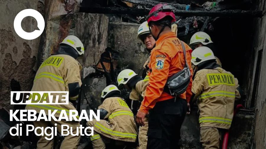 Kebakaran di Kebayoran Lama Jaksel, 1 Orang Tewas Terjebak