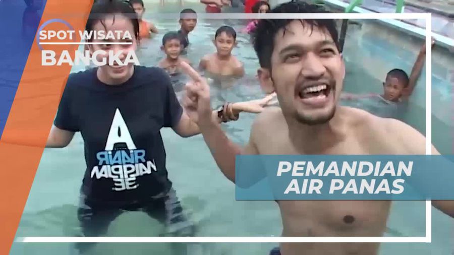 Mencoba Pemandian Air Panas di Pulau Bangka