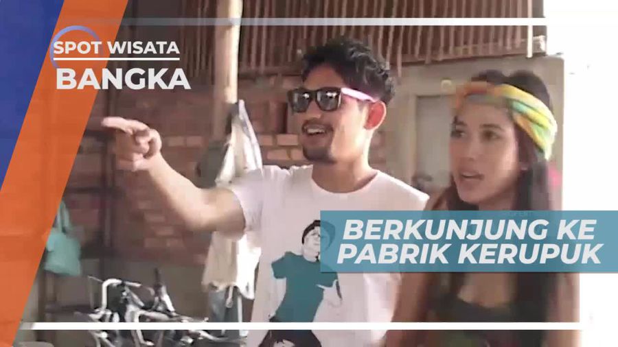 Berkunjung ke Pabrik Kerupuk Kembang Khas Bangka