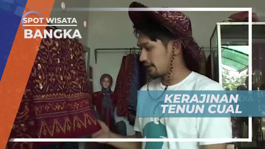 Melihat Kerajinan Tenun Cual di Kota Bangka