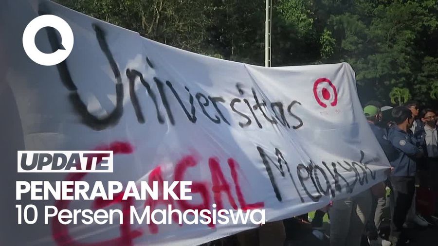 Mahasiswa UGM Demo Penolakan Uang Pangkal, Ini Kata Rektor