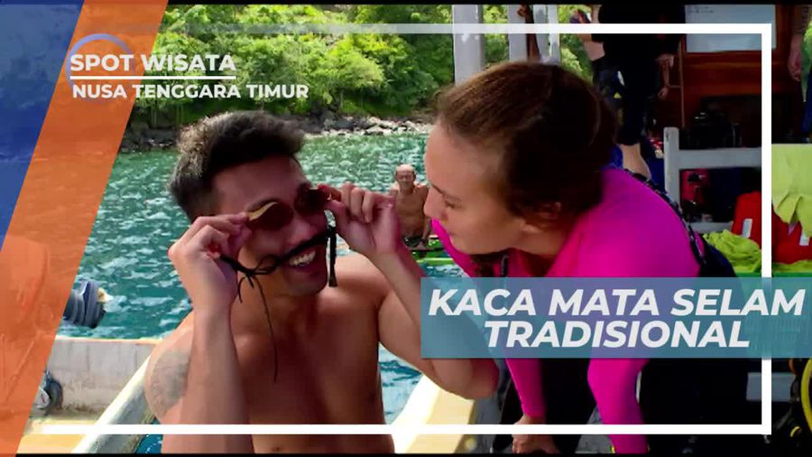 Kaca Mata Selam Sederhana Buatan Tangan Nelayan Pulau Alor