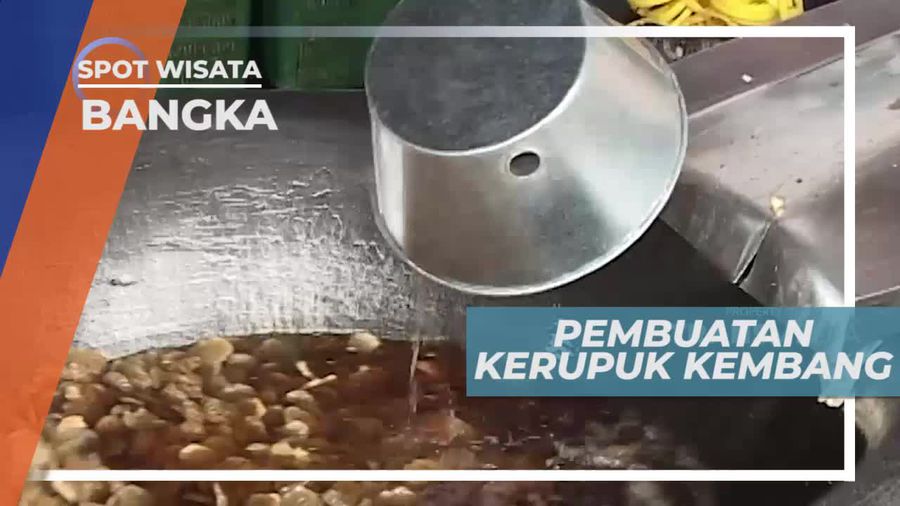 Melihat Dari Dekat Pembuatan Kerupuk Kembang, Bangka