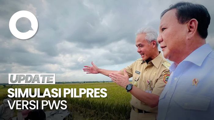 Survei PWS: Duet Prabowo-Ganjar Paling Banyak Dipilih