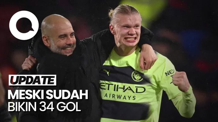 Guardiola Kritik Haaland: Saya Tak Suka Pemain Cuma di Kotak Penalti