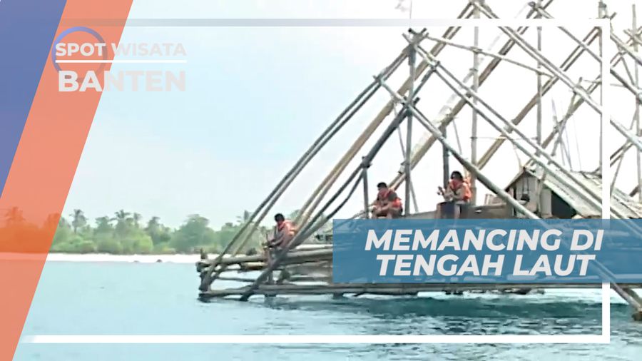 Serunya Memancing Ikan Kakap Merah di Tengah Laut, Banten