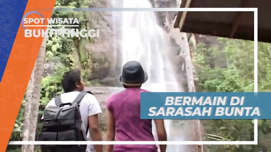 Menikmati Kesegaran Alami Air Terjun Sarasah Bunta, Bukittinggi