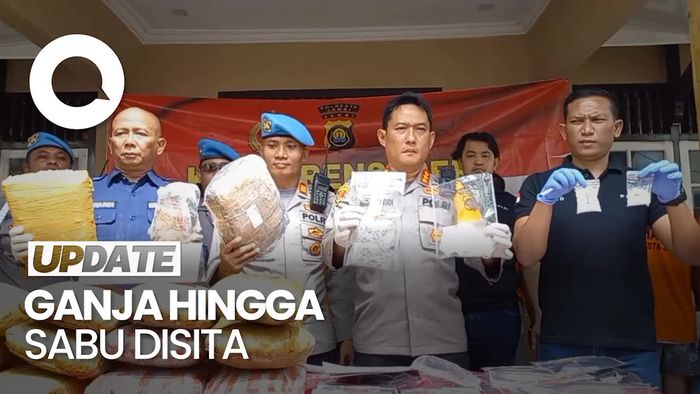 Polisi Jambi Sita Narkoba Senilai Rp 697 Juta, 11 Pelaku Dibekuk