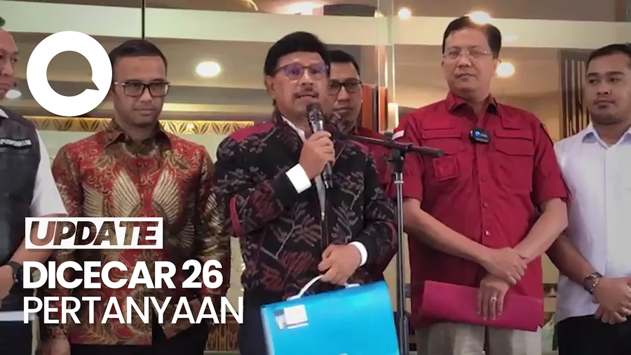 Johnny Plate Diperiksa 6 Jam Terkait Dugaan Korupsi BTS