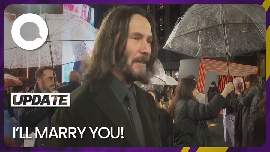 Respons Keanu Reeves Dilamar Fans di Pemutaran Perdana John Wick 4
