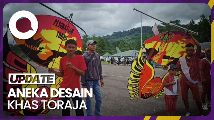 Serunya Festival Layang-layang Tana Toraja, Desainnya Cantik-cantik!
