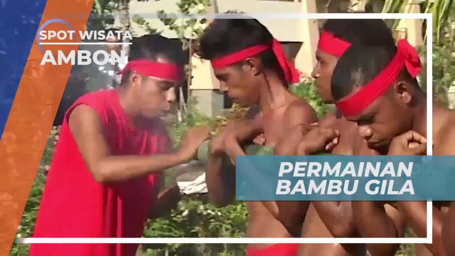 Bambu Gila, Permainan Tradisional yang Seru, Ambon