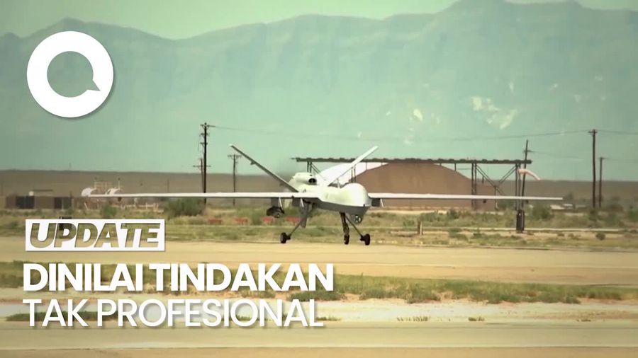 Drone AS Jatuh Ditabrak Jet Tempur Rusia, Pentagon Marah