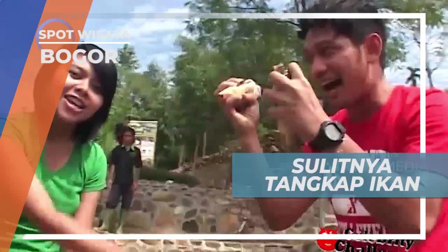 Sulitnya Menangkap Ikan Dengan Tangan Kosong, Bogor