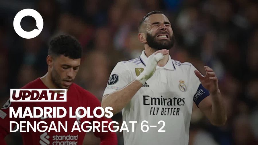 Liverpool Tumbang, Madrid Melaju ke Perempatfinal