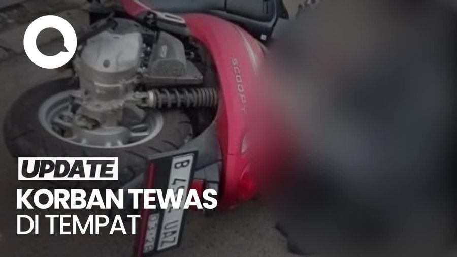 Pemotor Wanita Tewas Terlindas Bus di Kota Tua Jakbar