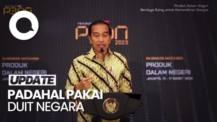 Jokowi Marah-Kecewa Gegara Jajarannya Suka Belanja Produk Mancanegara