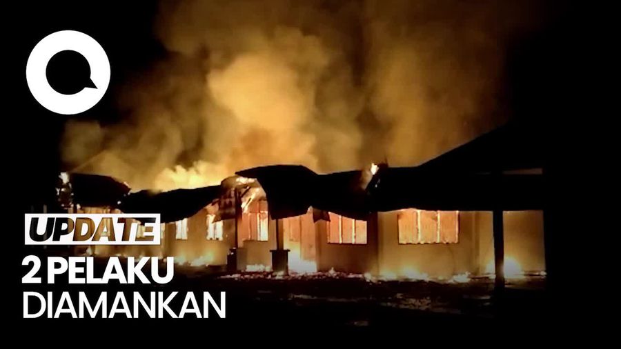 Gedung SMP di Yahukimo Papua Dibakar, Ulah KKB?